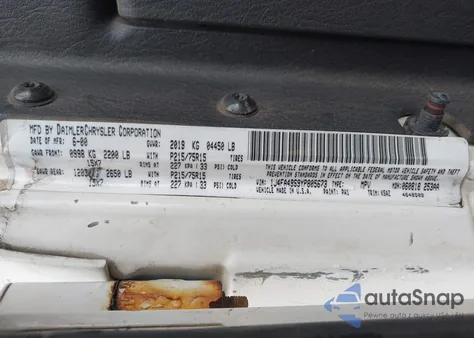 2000 Jeep Wrangler Sport z USA, uszkodzony, nr VIN 1J4FA49S9YP805673